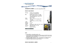 Katadyn PowerSurvivor - Model 40E - Smallest Electric Watermaker - Brochure