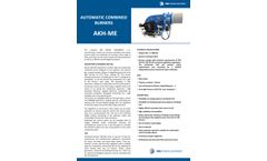 PBS - Model AKH - ME - Monoblock Combined Burners - Datasheet