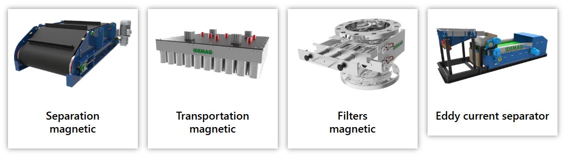 Recycling and separation of metals in the mining industry