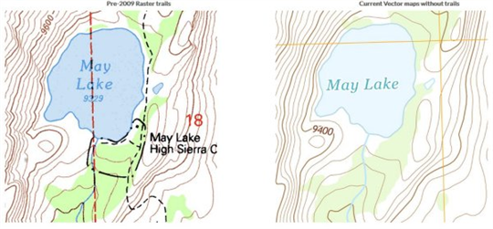 Designing a topo map for search and rescue